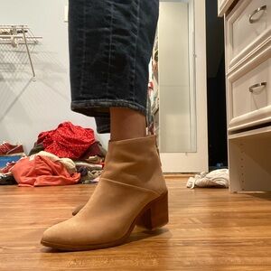 Nisolo Tan Ankle Booties